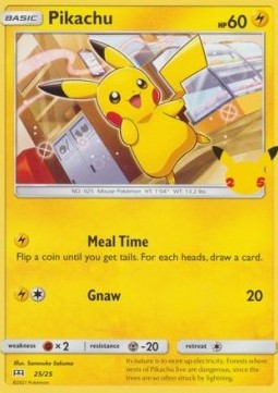 Pikachu⁣ - McDonald's Collection 25th Anniversary⁣ (Promo)⁣ [25]