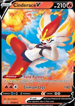 Cinderace V⁣ - Shining Fates⁣ (Ultra Rare)⁣ [18]