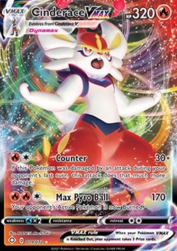 Cinderace VMAX⁣ - Shining Fates⁣ (Ultra Rare)⁣ [19]