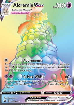 Alcremie VMAX⁣ - Shining Fates⁣ (Secret Rare)⁣ [73]