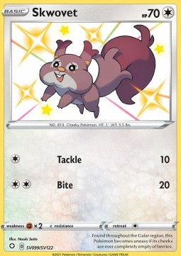 Skwovet⁣ - Shining Fates⁣ (Secret Rare)⁣ [SV99]