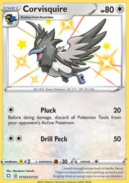 Corvisquire⁣ - Shining Fates⁣ (Secret Rare)⁣ [SV102]