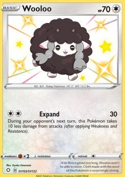 Wooloo⁣ - Shining Fates⁣ (Secret Rare)⁣ [SV103]