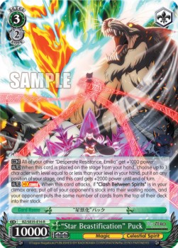 "Star Beastification" Puck - Re:ZERO -Starting Life in Another World- The Frozen Bond (Rare) [RZ/SE35-016]