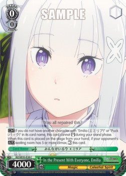 In the Present With Everyone, Emilia - Re:ZERO -Starting Life in Another World- The Frozen Bond (Common) [RZ/SE35-028]