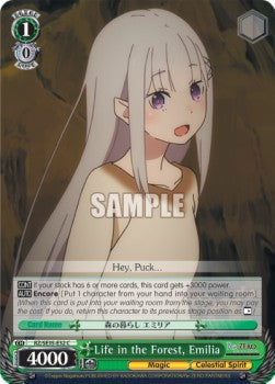 Life in the Forest, Emilia - Re:ZERO -Starting Life in Another World- The Frozen Bond (Common) [RZ/SE35-032]