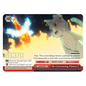 All-Consuming Flames - Re:ZERO -Starting Life in Another World- The Frozen Bond (Common) [RZ/SE35-049]