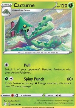 Cacturne⁣ - Battle Styles⁣ (Uncommon)⁣ [5]