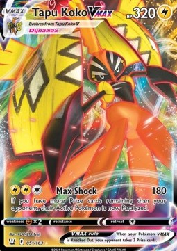 Tapu Koko VMAX⁣ - Battle Styles⁣ (Ultra Rare)⁣ [51]