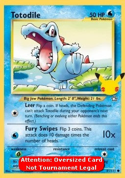 Totodile⁣ - Neo Genesis⁣ (Oversized)⁣ [81]