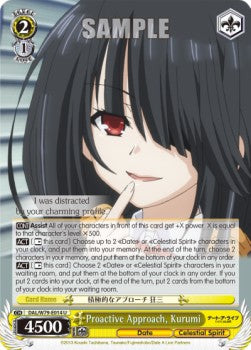 Proactive Approach, Kurumi - Date A Live (Uncommon) [DAL/W79-014]