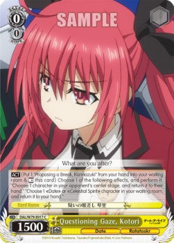 Questioning Gaze, Kotori - Date A Live (Common) [DAL/W79-017]