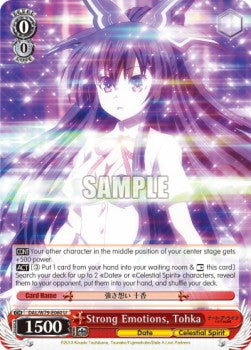 Strong Emotions, Tohka - Date A Live (Uncommon) [DAL/W79-060]