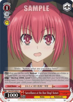 Surveillance at the Bun Shop? Kotori - Date A Live (Common) [DAL/W79-067]