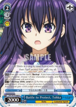 Battle to Protect, Tohka - Date A Live (Uncommon) [DAL/W79-089]