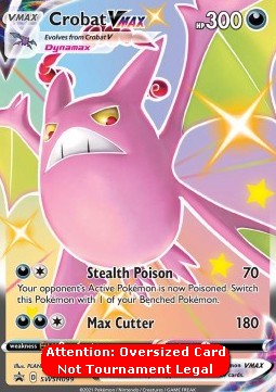 Crobat VMAX⁣ - SWSH Black Star Promos⁣ (Oversized)⁣ [099]