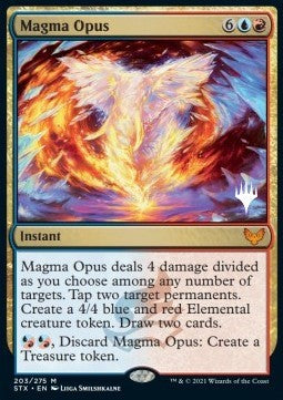 Magma Opus (V.2) - Strixhaven: School of Mages: Promos (Mythic) [PSTX-203]