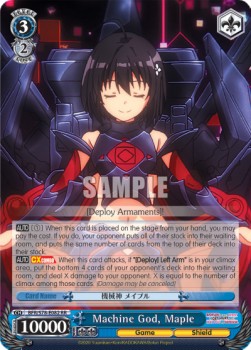 Machine God, Maple (V.1 - Double Rare) - BOFURI: I Don’t Want to Get Hurt, so I’ll Max Out My Defense. (Double Rare) [BFR/S78-082]