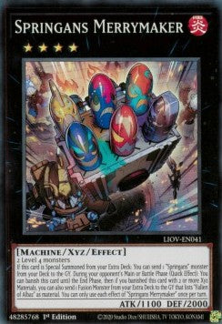 Springans Merrymaker⁣ - Lightning Overdrive⁣ (Super Rare)⁣ [041]