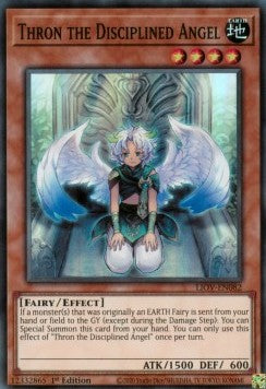 Thron the Disciplined Angel - Lightning Overdrive (Super Rare) [LIOV-082]