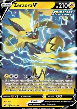 Zeraora V⁣ - Chilling Reign⁣ (Ultra Rare)⁣ [053]