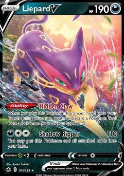 Liepard V⁣ - Chilling Reign⁣ (Ultra Rare)⁣ [104]