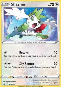 Shaymin⁣ - Chilling Reign⁣ (Holo Rare)⁣ [123]