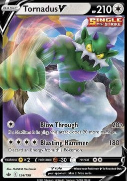 Tornadus V⁣ - Chilling Reign⁣ (Ultra Rare)⁣ [124]