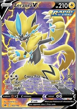 Zeraora V⁣ - Chilling Reign⁣ (Ultra Rare)⁣ [165]