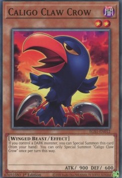 Caligo Claw Crow - Egyptian God Deck: Slifer the Sky Dragon (Common) [EGS1-012]