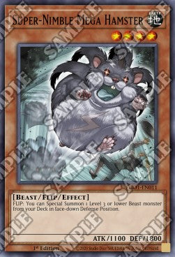 Super-Nimble Mega Hamster - Egyptian God Deck: Obelisk the Tormentor (Common) [EGO1-011]