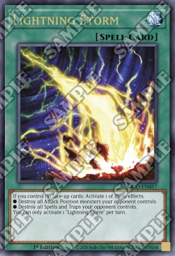 Lightning Storm (V.1 - Ultra Rare) - King's Court (Ultra Rare) [KICO-057]