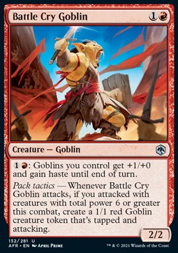 Battle Cry Goblin - Adventures in the Forgotten Realms (Uncommon) [AFR-132]