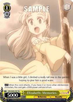 Elizabeth: Memories⁣ - The Seven Deadly Sins⁣ (Trial Deck)⁣ [T07]