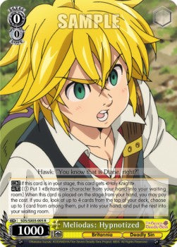 Meliodas: Hypnotized⁣ - The Seven Deadly Sins⁣ (Rare)⁣ [005]