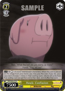 Hawk: Confusion (V.1 - Uncommon)⁣ - The Seven Deadly Sins⁣ (Uncommon)⁣ [015]