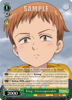 King: Unrecognizable⁣ - The Seven Deadly Sins⁣ (Uncommon)⁣ [035]
