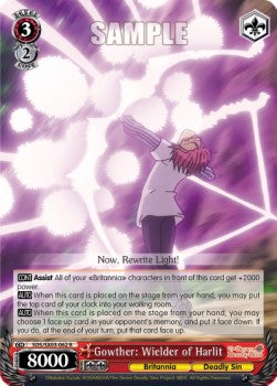 Gowther: Wielder of Harlit (V.1 - Rare)⁣ - The Seven Deadly Sins⁣ (Rare)⁣ [062]
