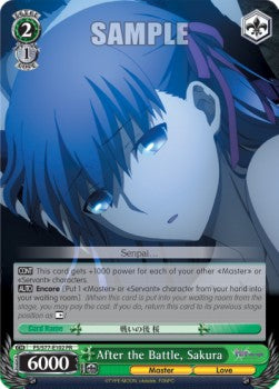 After the Battle, Sakura - Fate/stay night: Heaven’s Feel: Vol.2 (Promo) [FS/S77-102]