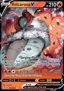 Volcarona V⁣ - Evolving Skies⁣ (Ultra Rare)⁣ [021]