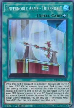 "Infernoble Arms - Durendal"⁣ - 2021 Tin of Ancient Battles⁣ (Super Rare)⁣ [136]