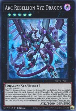 Arc Rebellion Xyz Dragon⁣ - 2021 Tin of Ancient Battles⁣ (Super Rare)⁣ [191]