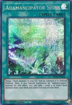 Adamancipator Signs⁣ - 2021 Tin of Ancient Battles⁣ (Secret Rare)⁣ [234]