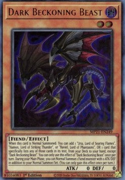 Dark Beckoning Beast - 2021 Tin of Ancient Battles (Ultra Rare) [MP21-249]
