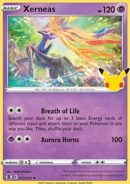 Xerneas⁣ - Celebrations⁣ (Holo Rare)⁣ [012]
