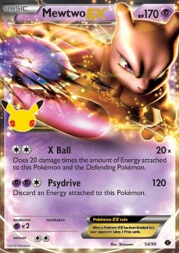 Mewtwo EX⁣ - Celebrations⁣ (Ultra Rare)⁣ [NXD 54]