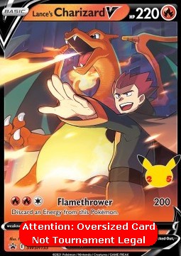 Lance's Charizard V⁣ - SWSH Black Star Promos⁣ (Oversized)⁣ [133]
