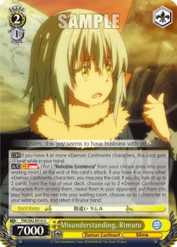 Misunderstanding, Rimuru - That Time I Got Reincarnated as a Slime Vol.2 (Uncommon) [TSK/S82-014]