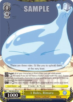 3 Rules, Rimuru - That Time I Got Reincarnated as a Slime Vol.2 (Common) [TSK/S82-016]