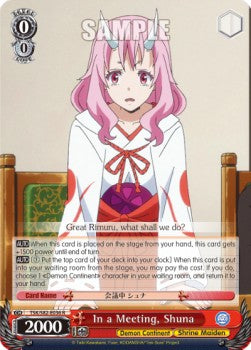 In a Meeting, Shuna (V.1 - Rare) - That Time I Got Reincarnated as a Slime Vol.2 (Rare) [TSK/S82-036]